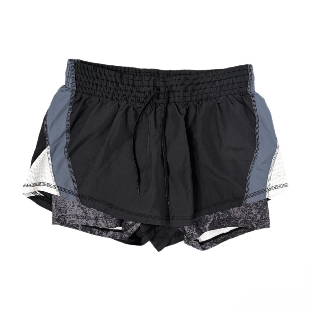 Champion Black and Gray Women's Athletic Shorts